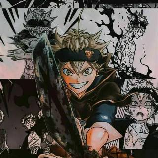 Black manga phone wallpaper