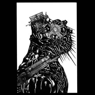 Black manga phone wallpaper
