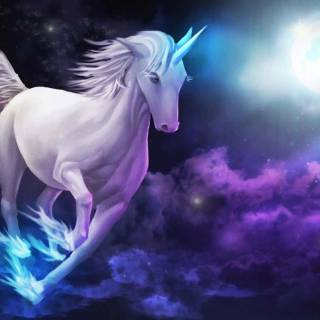Cute unicorn desktop wallpaper