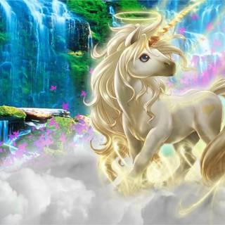 Cute unicorn desktop wallpaper