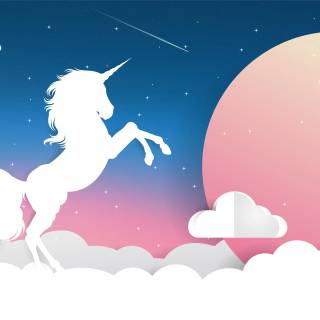 Cute unicorn desktop wallpaper