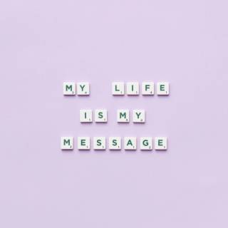 Purple quotes desktop wallpaper