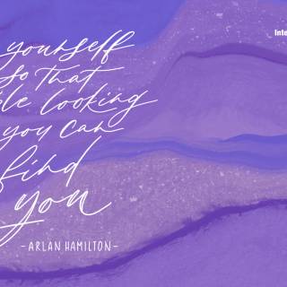 Purple quotes desktop wallpaper