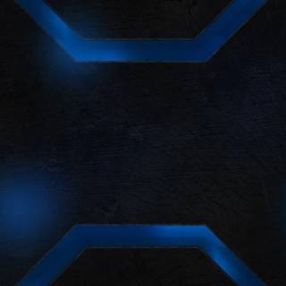 Blue neon desktop wallpaper