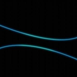 Blue neon desktop wallpaper