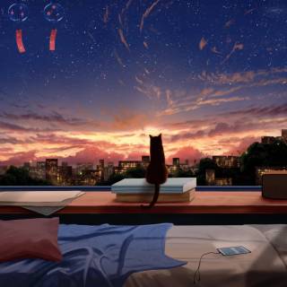 Anime view desktop wallpaper