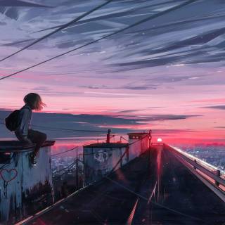 Anime view desktop wallpaper