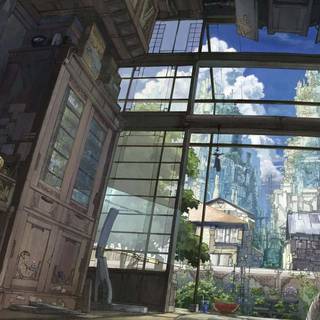 Anime view desktop wallpaper