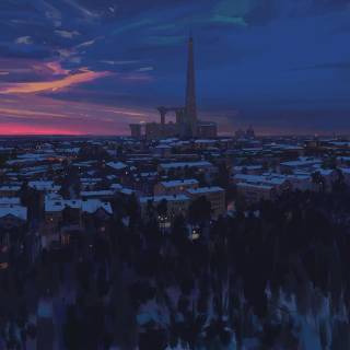 Anime view desktop wallpaper