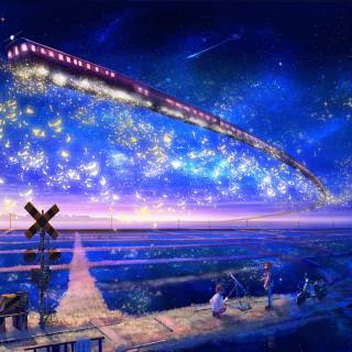 Anime view desktop wallpaper