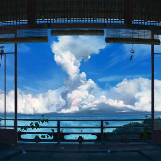 Anime view desktop wallpaper