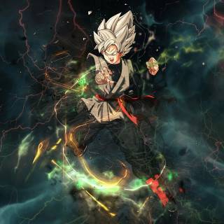 Goku dark desktop wallpaper