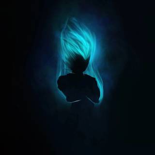 Goku dark desktop wallpaper