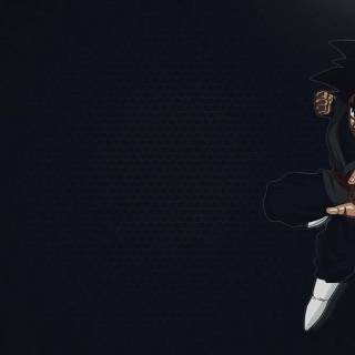 Goku dark desktop wallpaper