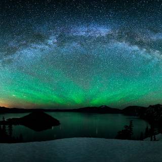 Aurora borealis desktop wallpaper