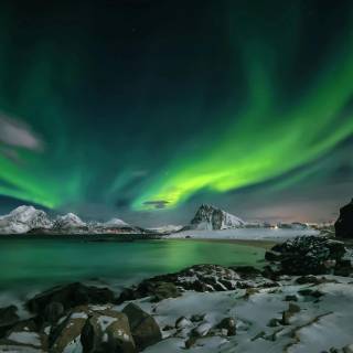 Aurora borealis desktop wallpaper