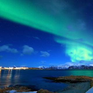 Aurora borealis desktop wallpaper