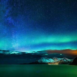 Aurora borealis desktop wallpaper