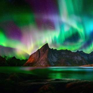 Aurora borealis desktop wallpaper