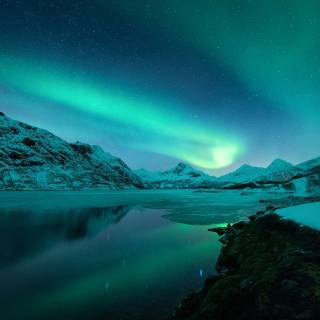Aurora borealis desktop wallpaper