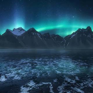 Aurora borealis desktop wallpaper