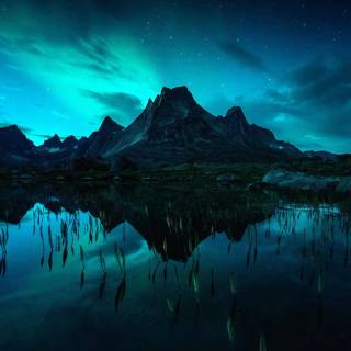 Aurora borealis desktop wallpaper