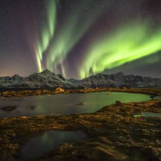 Aurora borealis desktop wallpaper