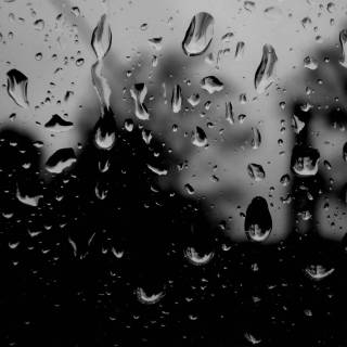 Dark rain desktop wallpaper