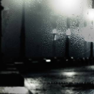 Dark rain desktop wallpaper