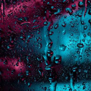 Dark rain desktop wallpaper