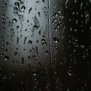 Dark rain desktop wallpaper