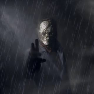Dark rain desktop wallpaper