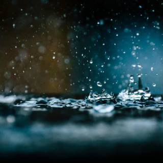 Dark rain desktop wallpaper