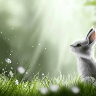Desktop bunny wallpaper