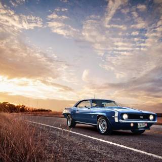 Muscle cars desktop wallpaper