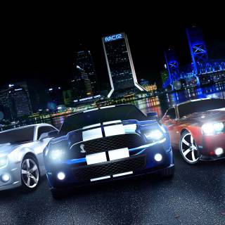 Muscle cars desktop wallpaper