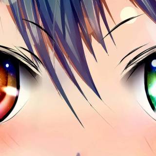 Anime eyes desktop wallpaper