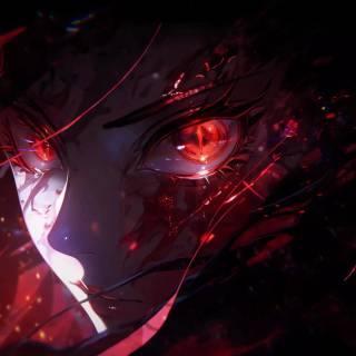 Anime eyes desktop wallpaper