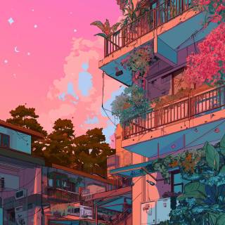 Anime view mobile wallpaper