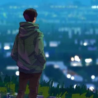 Anime view mobile wallpaper