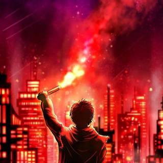 Anime view mobile wallpaper