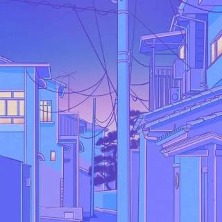 Anime purple mobile wallpaper