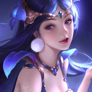 Anime purple mobile wallpaper
