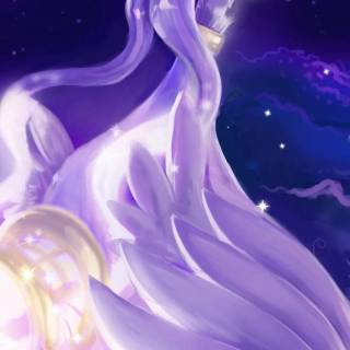 Anime purple mobile wallpaper