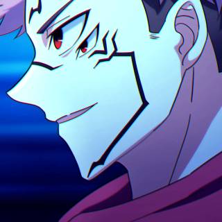 Anime purple mobile wallpaper