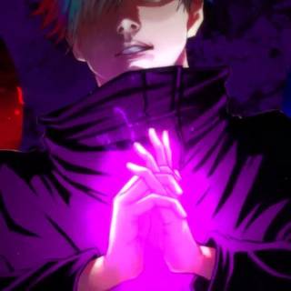 Anime purple mobile wallpaper