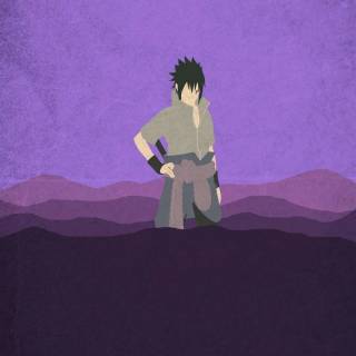 Anime minimalist mobile wallpaper