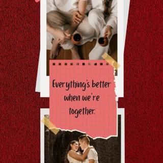 Minimal couple mobile wallpaper