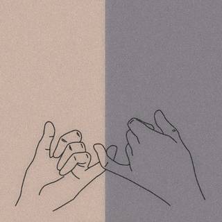 Minimal couple mobile wallpaper