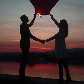 Minimal couple mobile wallpaper